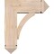 Ekena Millwork Thorton Arts and Crafts Smooth Bracket w/ Offset Brace, Douglas Fir, 7 1/2"W x 20"D x 24"H BKT0806X20X24THR03SDF - alternate 2